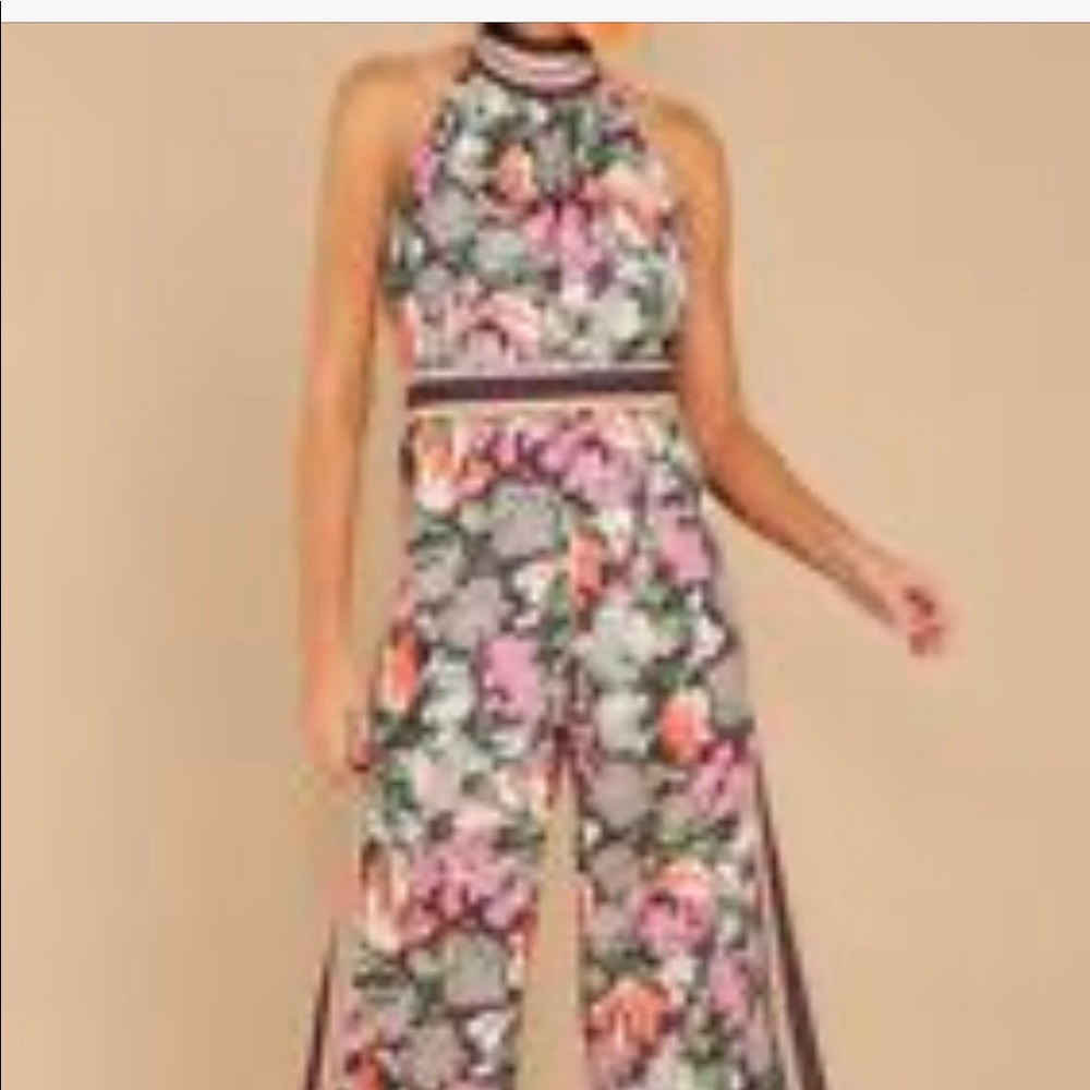 Floral jumpsuit